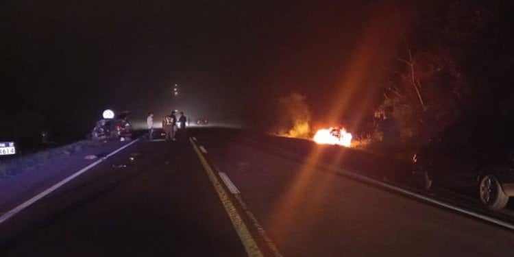 Doble siniestro vial en Ruta 12