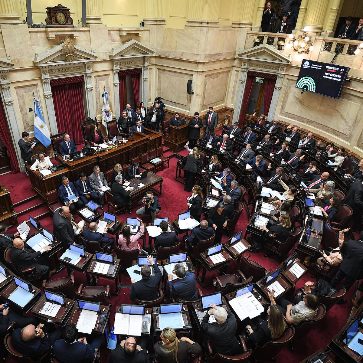 El Senado debate hoy la reforma laboral tras un acuerdo con aliados y la CGT