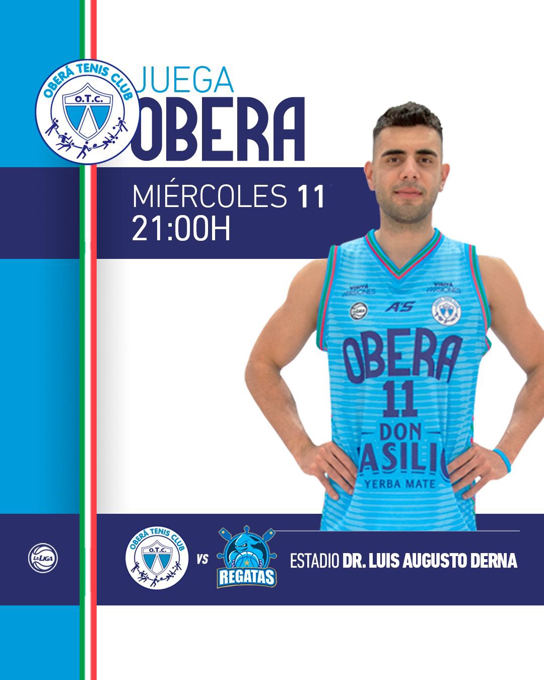 OTC recibe a Regatas con la mira en sostener el segundo puesto